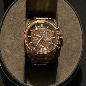 Citizens Eco drive rose gold